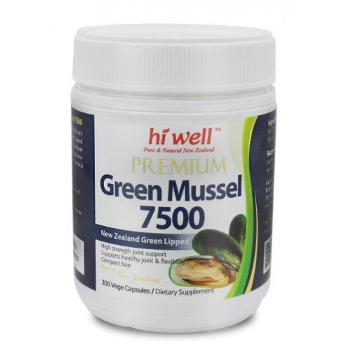 Hi Well Premium Green Mussel 7500 300 Capsules